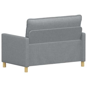 Sofa Hellgrau 126 x 81 x 87,5 cm