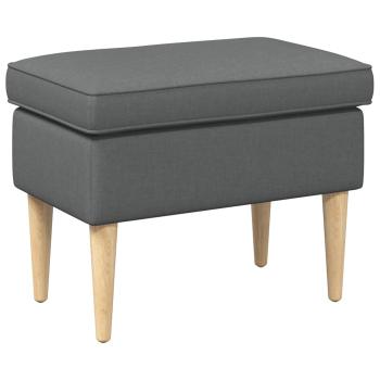 Hocker Dunkelgrau 55 x 35 x 41 cm