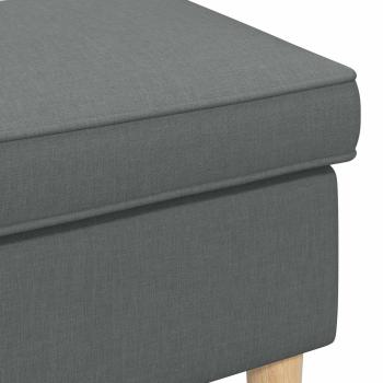 Hocker Dunkelgrau 55 x 35 x 41 cm