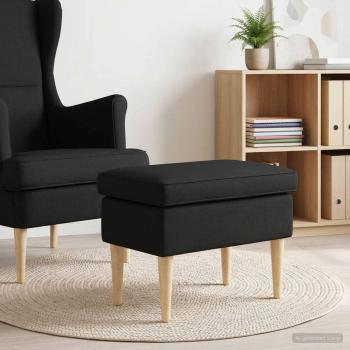 ARDEBO.de - Hocker Schwarz 55 x 35 x 41 cm