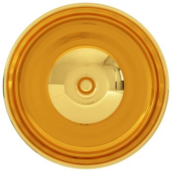 Waschbecken 32,5 x 14 cm Keramik Golden