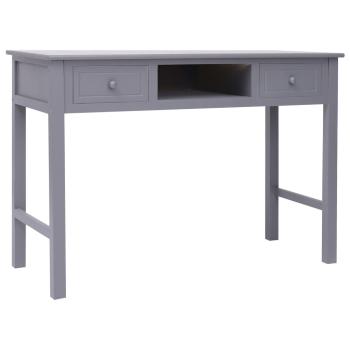 Schreibtisch Grau 110×45×76 cm Holz