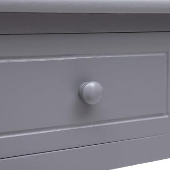 Schreibtisch Grau 110×45×76 cm Holz
