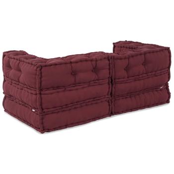 Modulare Sofagarnitur 2 pcs Kastanienbraun 140 x 70 x 56 cm