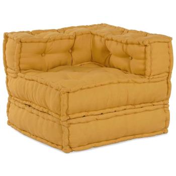Modulare Sofagarnitur 3 pcs Gelb Stoff