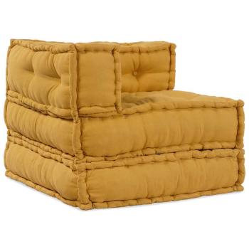 Modulare Sofagarnitur 3 pcs Gelb Stoff