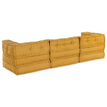 Modulare Sofagarnitur 3 pcs Gelb Stoff