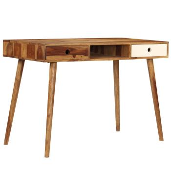 Schreibtisch 110 x 55 x 76 cm Massivholz Akazie