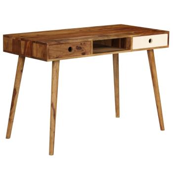 Schreibtisch 110 x 55 x 76 cm Massivholz Akazie