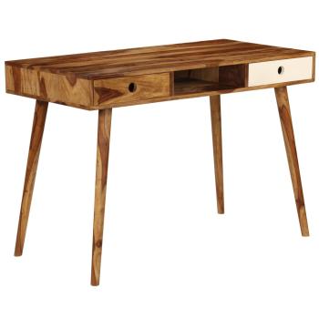 Schreibtisch 110 x 55 x 76 cm Massivholz Akazie