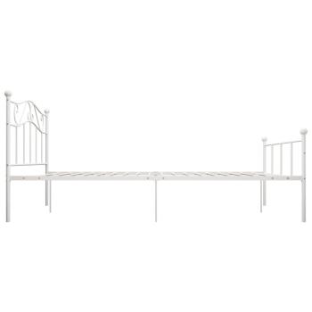 Bettgestell Weiß Metall 120x200 cm