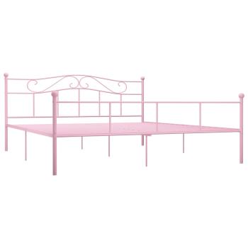 Bettgestell Rosa Metall 180x200 cm