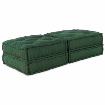 ARDEBO.de - Modulare Sofagarnitur 2 pcs Grün 140 x 70 x 36 cm Stoff