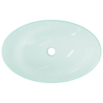 Waschbecken Hartglas 54,5x35x15,5 cm Matt
