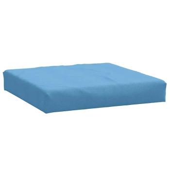 Palettenkissen 2-tlg. Melange Blau Stoff