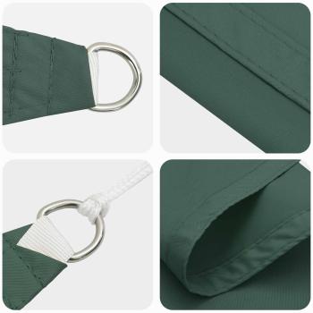 Sonnensegel Dunkelgrün 2 x 6 m 100 % Polyester Oxford