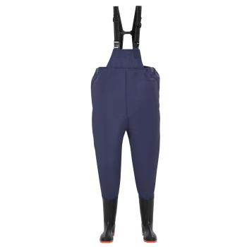 Wathose mit Stiefeln Größe 44 Blau