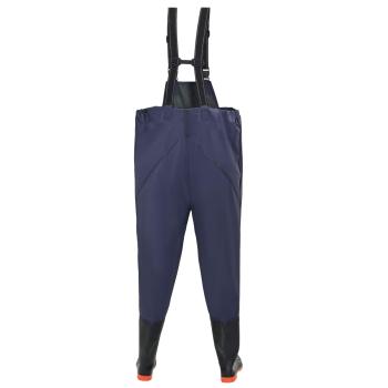 Wathose mit Stiefeln Größe 44 Blau