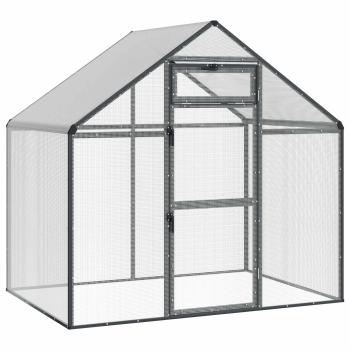 Vogelkäfig Anthrazit 181,5 x 112 x 173,5 cm