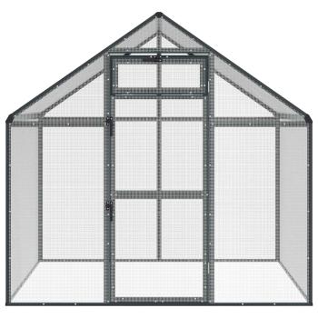 Vogelkäfig Anthrazit 181,5 x 112 x 173,5 cm