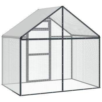 Vogelkäfig Anthrazit 181,5 x 112 x 173,5 cm
