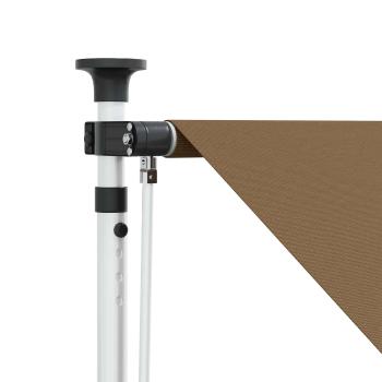 Manuell einziehbare Markise Beige 350 cm