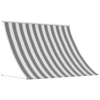 ARDEBO.de - Markise Anthrazit und Weiß 300 x 150 cm