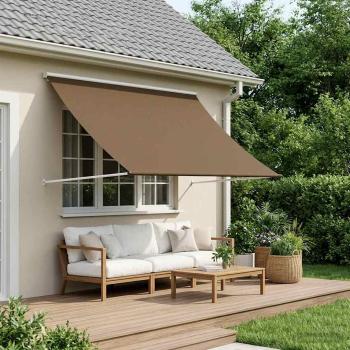 ARDEBO.de - Markise Taupe 350 x 150 cm