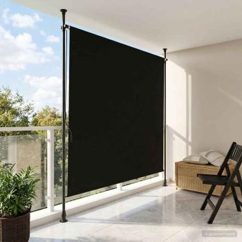 ARDEBO.de - Outdoor Rollo Schwarz 100 x 270 cm