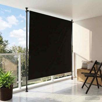 ARDEBO.de - Outdoor Rollo Schwarz 120 x 270 cm