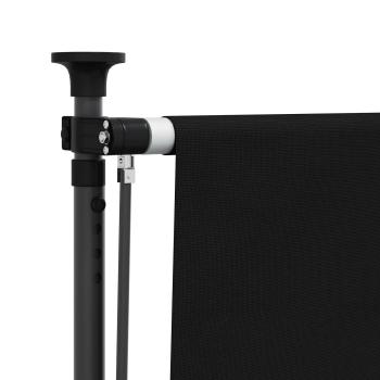 Outdoor Rollo Schwarz 120 x 270 cm