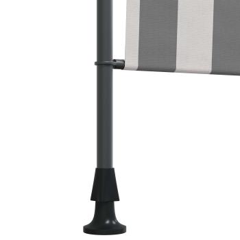 Outdoor Rollo Anthrazit und Weiß 120 x 270 cm
