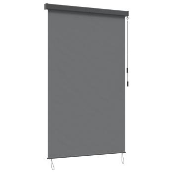 Rollo Hellgrau 120 x 250 cm Stoff und Aluminium