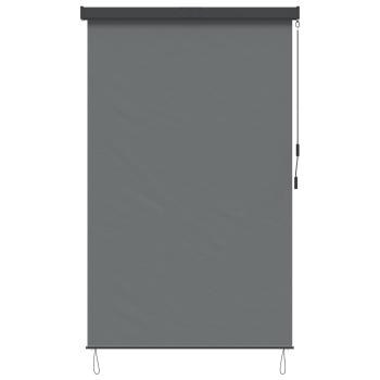 Rollo Hellgrau 120 x 250 cm Stoff und Aluminium