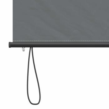 Rollo Hellgrau 120 x 250 cm Stoff und Aluminium