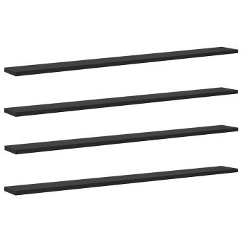 Regalbrett 3 Ebenen 4 stk. 100 x 10 x 1,5 cm Holzwerkstoff