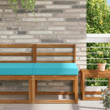 ARDEBO.de - Sofakissen für draußen Polyester Türkis 60 x 60 cm