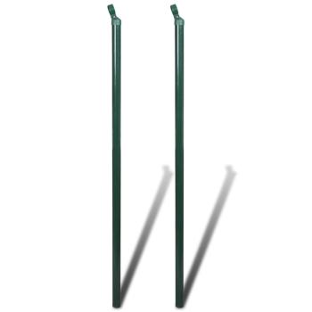 Maschendrahtzaun mit Pfosten und Bodenhülsen Stahl 0,8x25 m