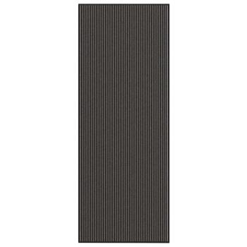 ARDEBO.de - Fußmatte Streifen Schwarz und Grau 115x300 cm