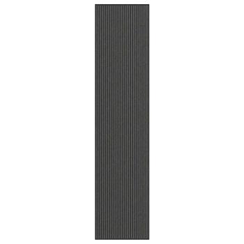 Fußmatte Streifen Schwarz und Grau 115x500 cm