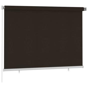 Außenrollo 205 (B)x140 (H) cm Braun HDPE