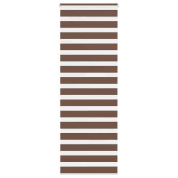 ARDEBO.de - Doppelrollo Braun 85x230 cm Stoffbreite 80,9 cm Polyester