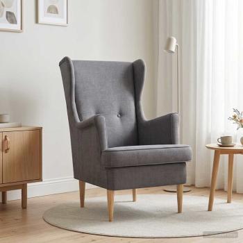 ARDEBO.de - Sessel Hellgrau ARES