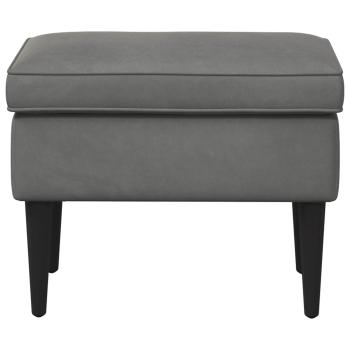 Hocker Dunkelgrau 55 x 35 x 41 cm Samt