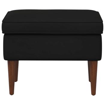 Hocker Schwarz 55 x 35 x 41 cm Samt