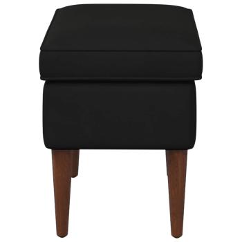 Hocker Schwarz 55 x 35 x 41 cm Samt