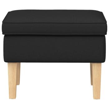 Hocker Schwarz 55 x 35 x 41 cm Stoff