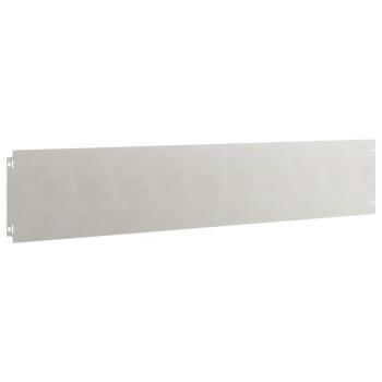 Raseneinfassung 10 Stk. 20 x 103 cm Edelstahl Silber