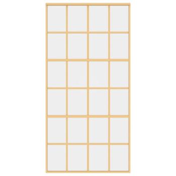 Schiebetür Golden 102,5x205 cm ESG-Klarglas und Aluminium
