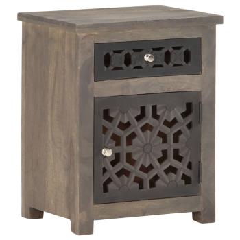 ARDEBO.de - Nachttisch 40×30×50 cm Mango Massivholz